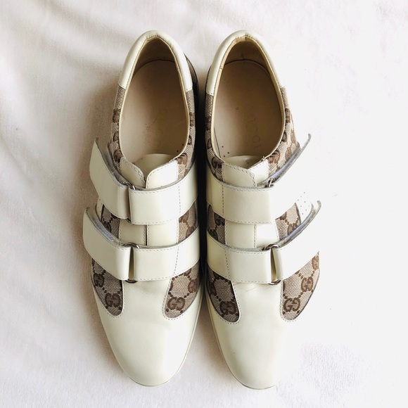 Gucci Velcro Monogram Sneakers - Picture 2 of 13